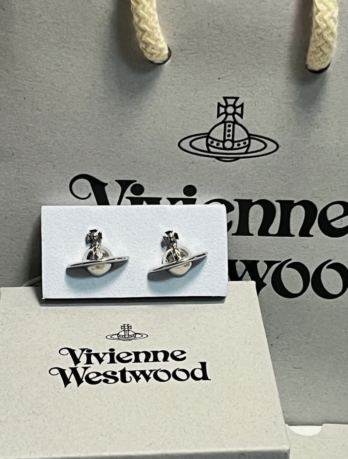 Vivienne Westwood Orb Stud Earrings